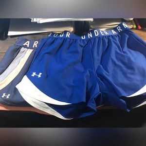 NWOT 2 pair Under Armour heatgear shorts size M,